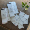 Oeda Letterpress 3 Pattern Label Book【Red & Bronze・Blue & Black】