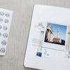 YOHAKU Round Clear Sticker | M-034/036/039/040
