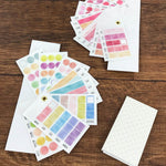 Colour Swatch Washi Sticker Booklet