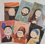 Humana Postcard - Artists & Famous Paintings
