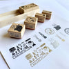 Sanby x eric Rubber Stamp Set Vol.1