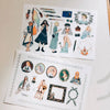 LDV Print-on Stickers: literature and art girl