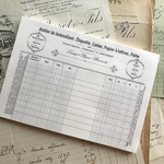 LampxPaperi Vintage Voucher Notepad