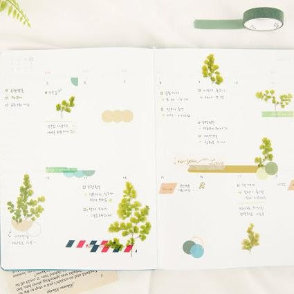Press Flower Stickers Adiantum