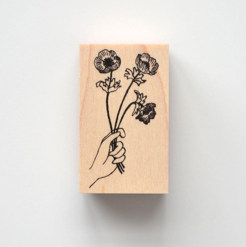 monokoto store x Akiko Okajima Rubber Stamp - Buttercup