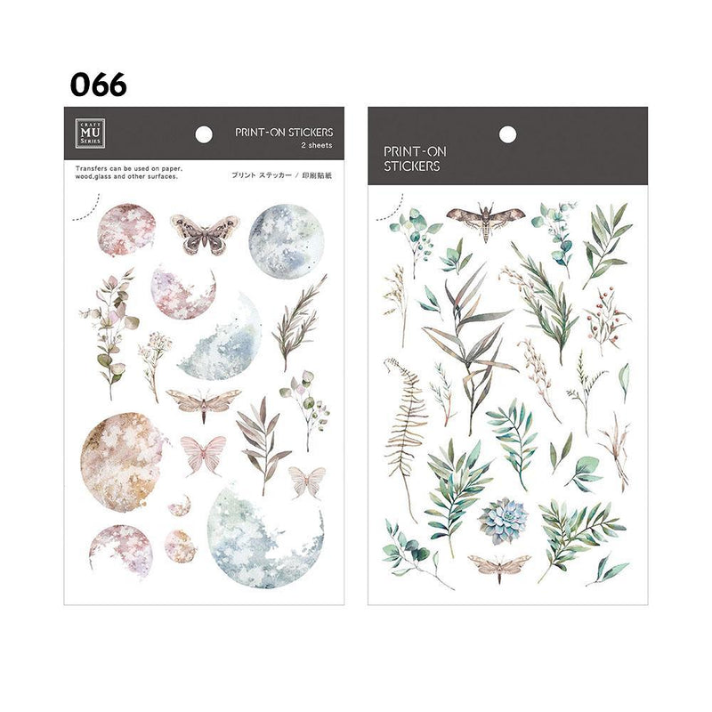 MU Print-On Sticker - Botanical Series IV
