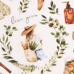 MU Print-On Sticker - Watercolour Illustration Series II