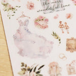 MU Print-On Sticker - Watercolour Illustration Series II