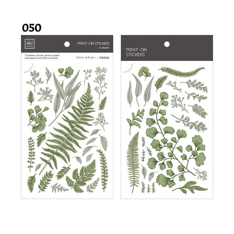 MU Print-On Sticker - Botanical Series IV