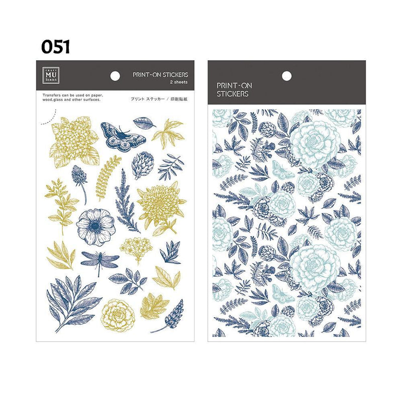 MU Print-On Sticker - Botanical Series IV