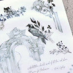 MU Print-On Sticker - Watercolour Illustration Series II