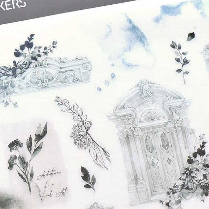 MU Print-On Sticker - Watercolour Illustration Series II