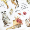 MU Print-On Sticker - Watercolour Illustration Series III