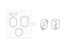 MU My Icon Clear Stamp Set - No. 13 (Vintage Border)