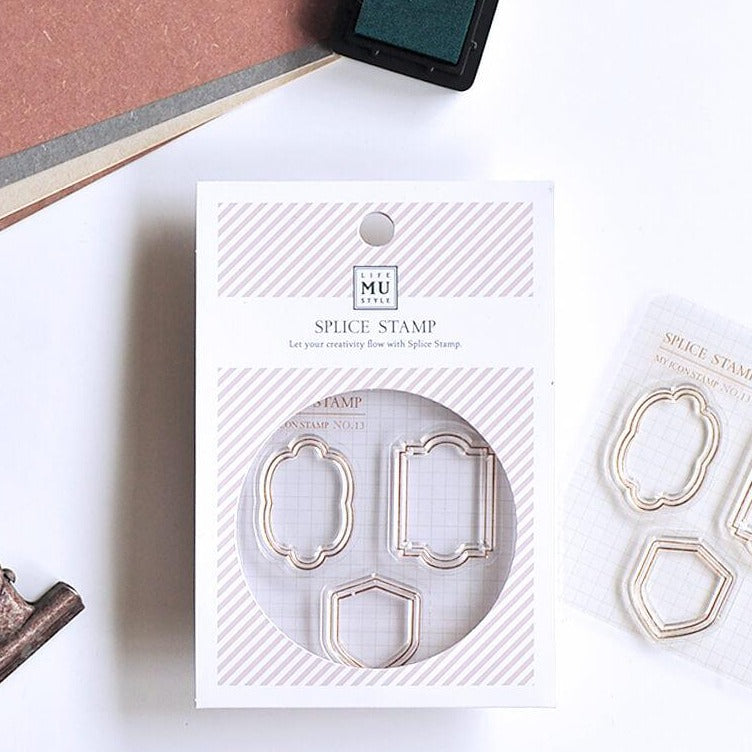 MU My Icon Clear Stamp Set - No. 13 (Vintage Border)