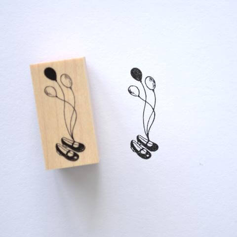 monokoto store x Akiko Okajima Rubber Stamp - Balloon