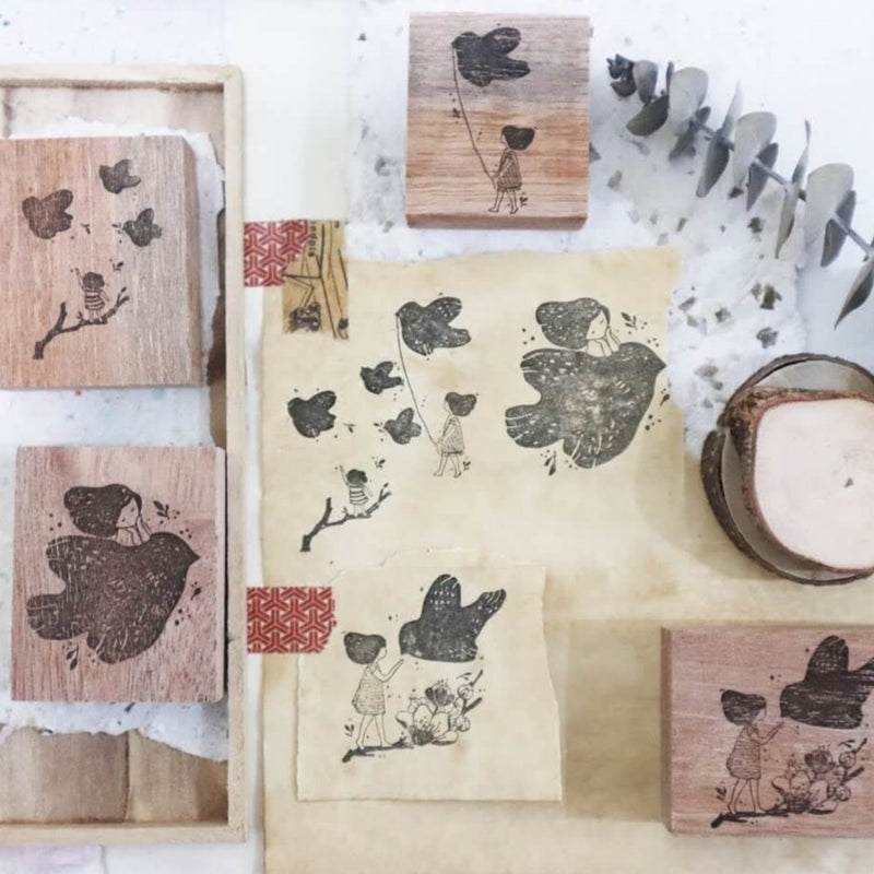Black Milk Project Rubber Stamp - Birds Series