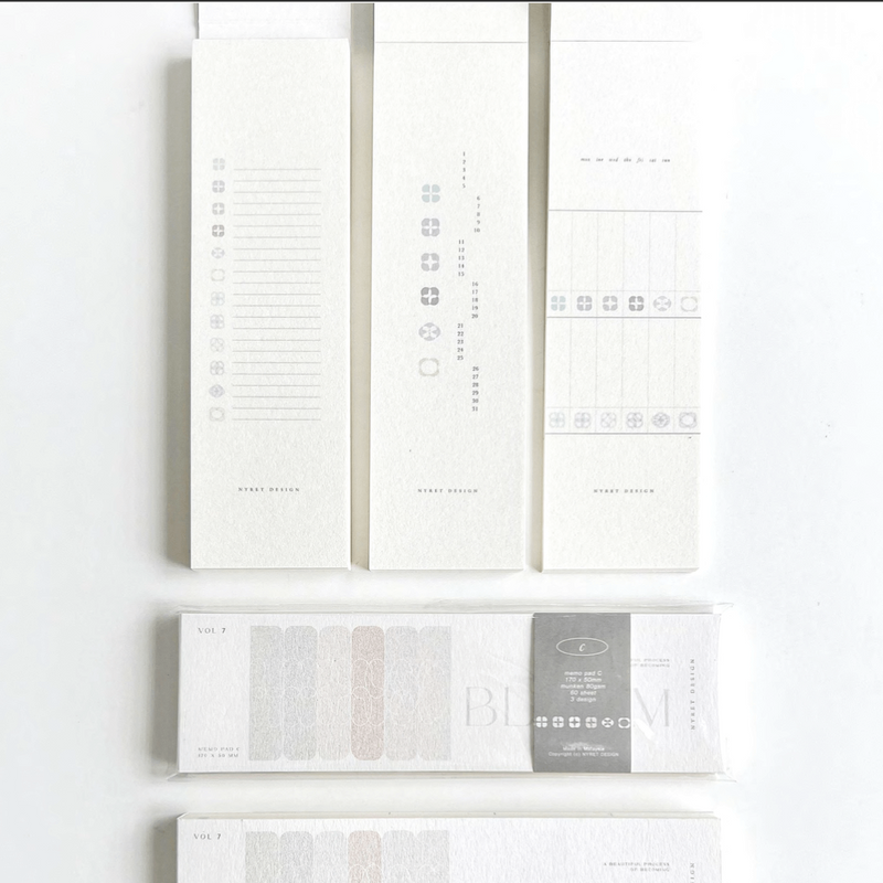nyret Memo Pad - The Bloom Series