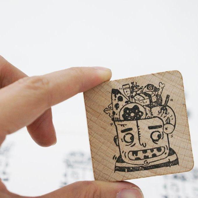 Black Milk Project Rubber Stamp - Brian O'brain Series