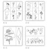 modaizhi One Day Rubber Stamp Set