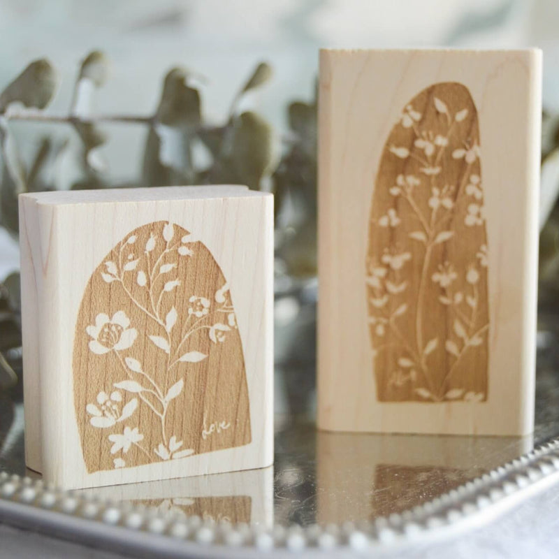 Jesslynnpadilla Rubber Stamp - Floral Arches (Love/Collect)