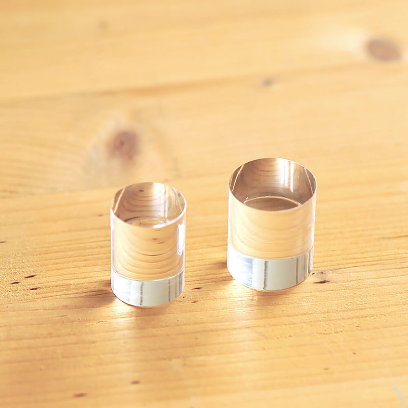Cylindrical Acrylic Stamp Set