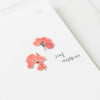 Press Flower Stickers Geranium