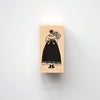monokoto store x Akiko Okajima Rubber Stamp - Girl with Bouquet