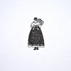 monokoto store x Akiko Okajima Rubber Stamp - Girl with Bouquet