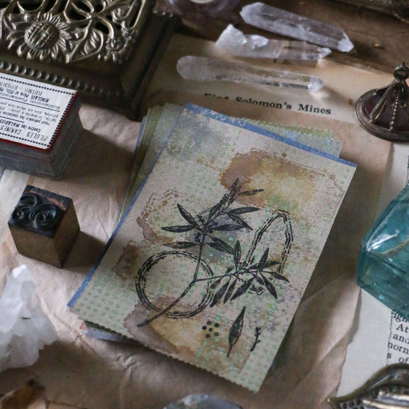 LCN Rubber Stamp Set - Dried Flowers