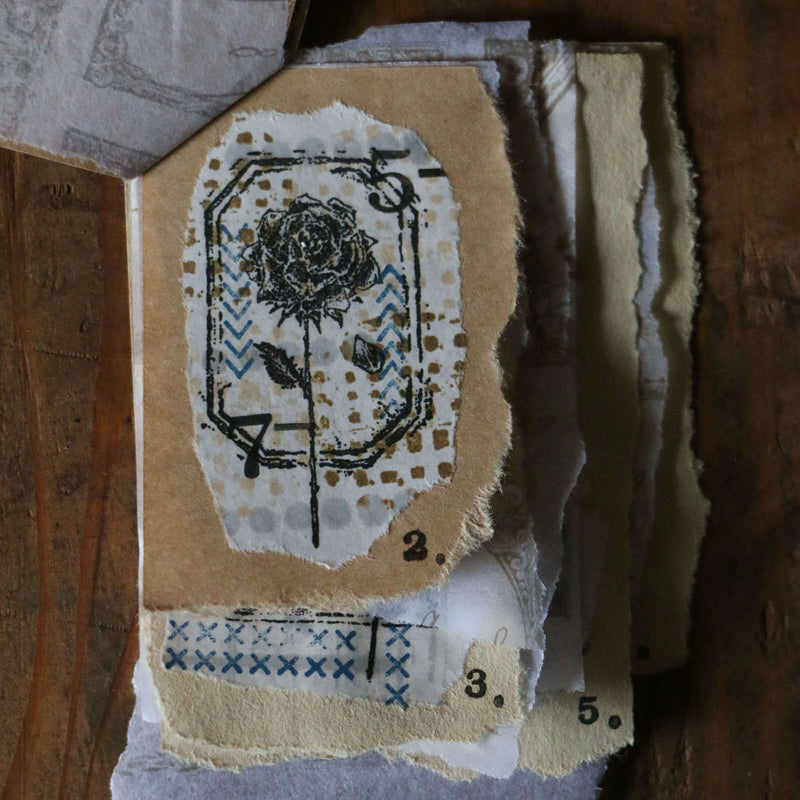 LCN Rubber Stamp Set - Dried Flowers