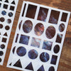LCN Print-On Stickers - Cosmos / Moon Phases / Stardust