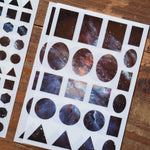 LCN Print-On Stickers - Cosmos / Moon Phases / Stardust