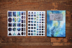 LCN Print-On Stickers - Cosmos / Moon Phases / Stardust