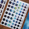 LCN Print-On Stickers - Cosmos / Moon Phases / Stardust