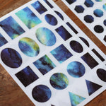 LCN Print-On Stickers - Cosmos / Moon Phases / Stardust