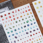 LCN Print-On Stickers - Cosmos / Moon Phases / Stardust