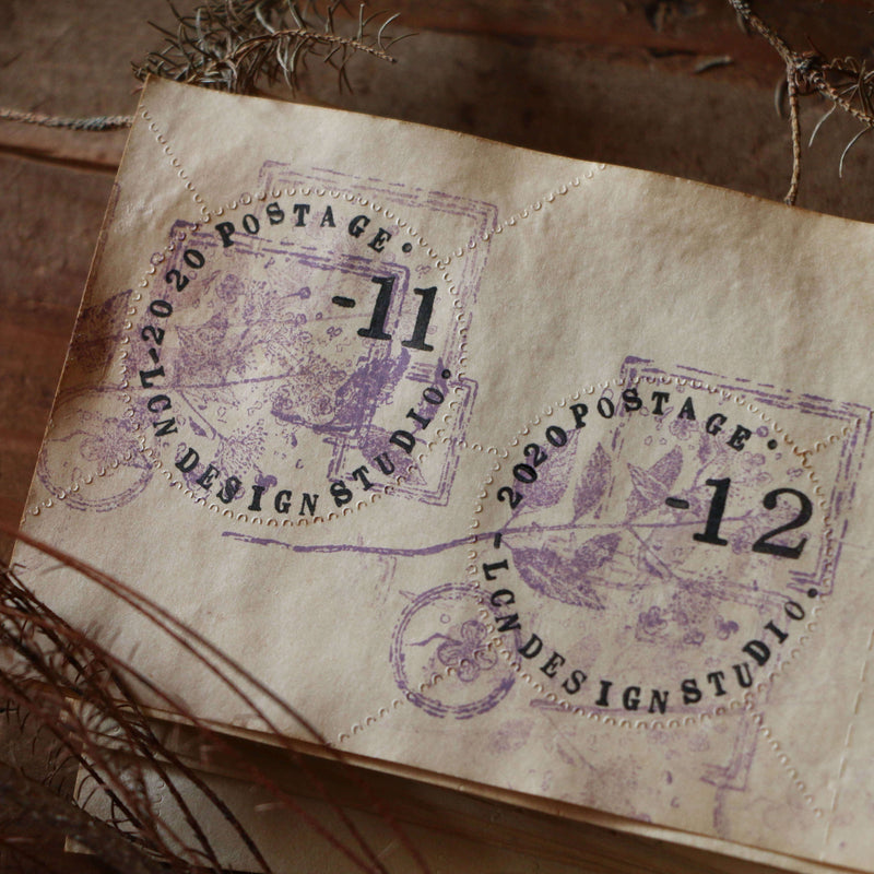 LCN Rubber Stamp Set - Dried Flowers