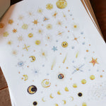 LCN Print-On Stickers - Cosmos / Moon Phases / Stardust