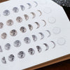 LCN Print-On Stickers - Cosmos / Moon Phases / Stardust