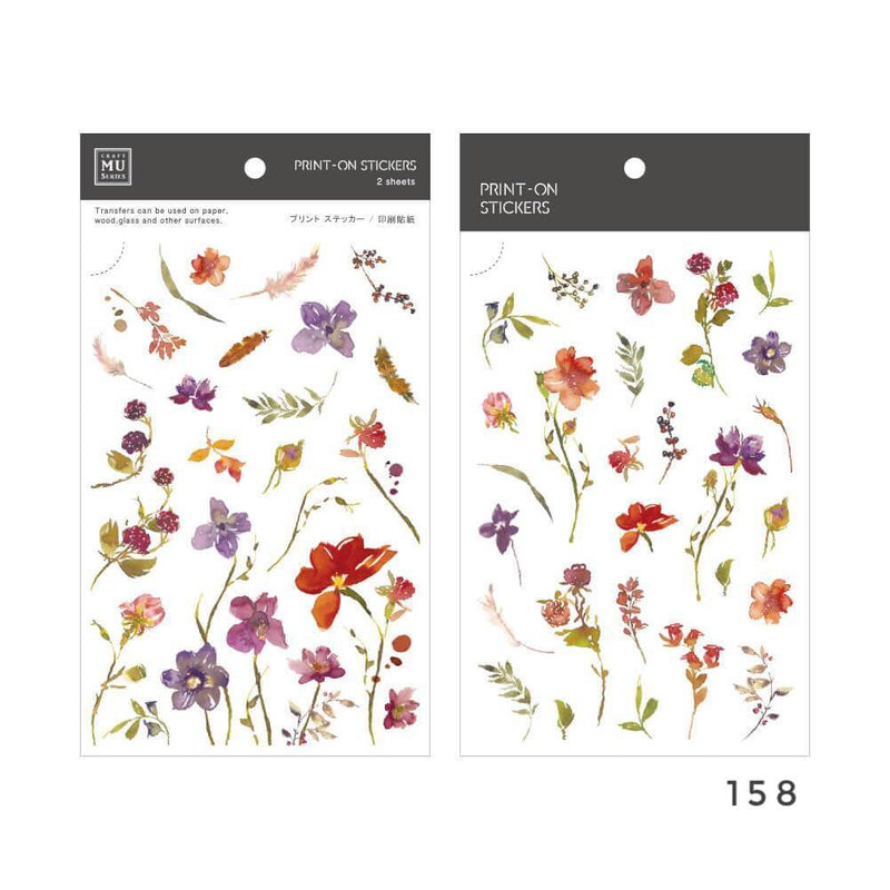 MU Print-On Sticker - Botanical Series XII