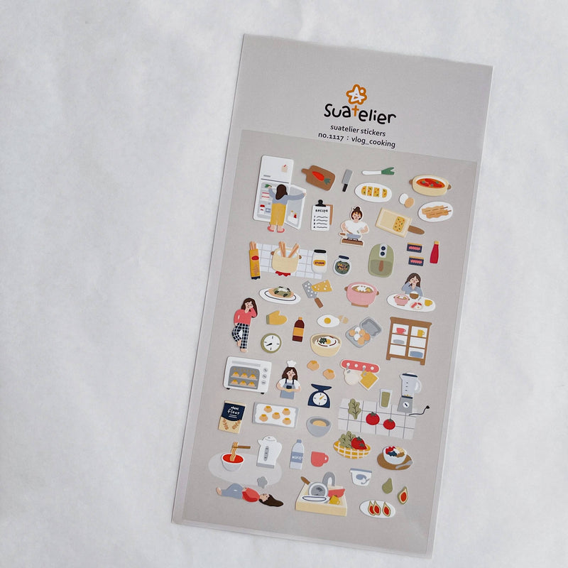 Suatelier Sticker - Vlog cooking