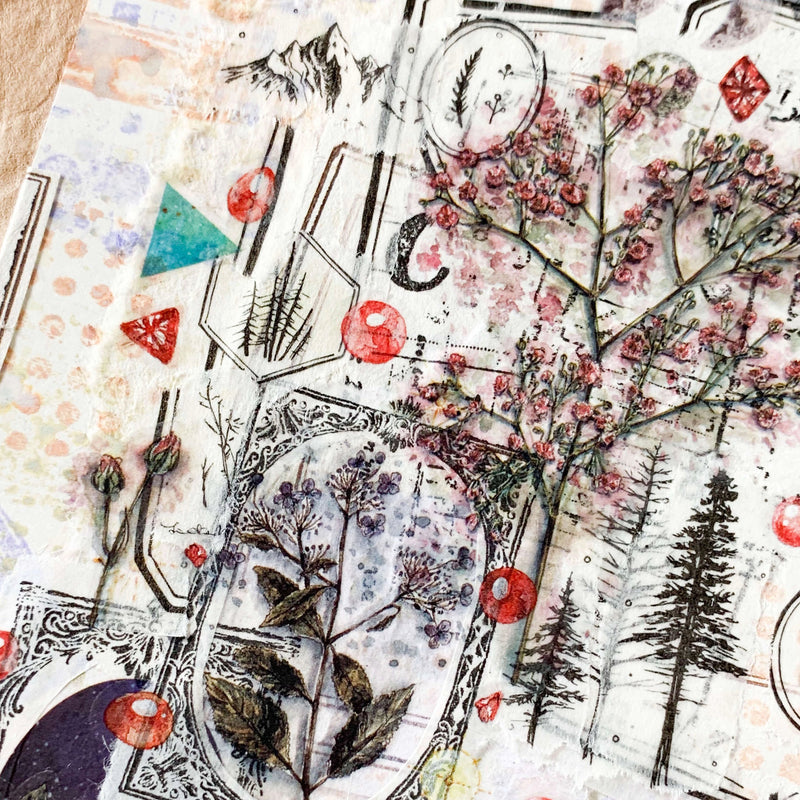 LCN Print-On Stickers - Dried Flowers