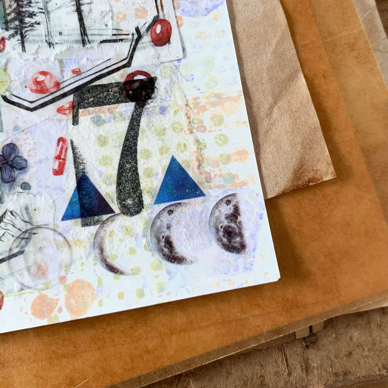 LCN Print-On Stickers - Cosmos / Moon Phases / Stardust
