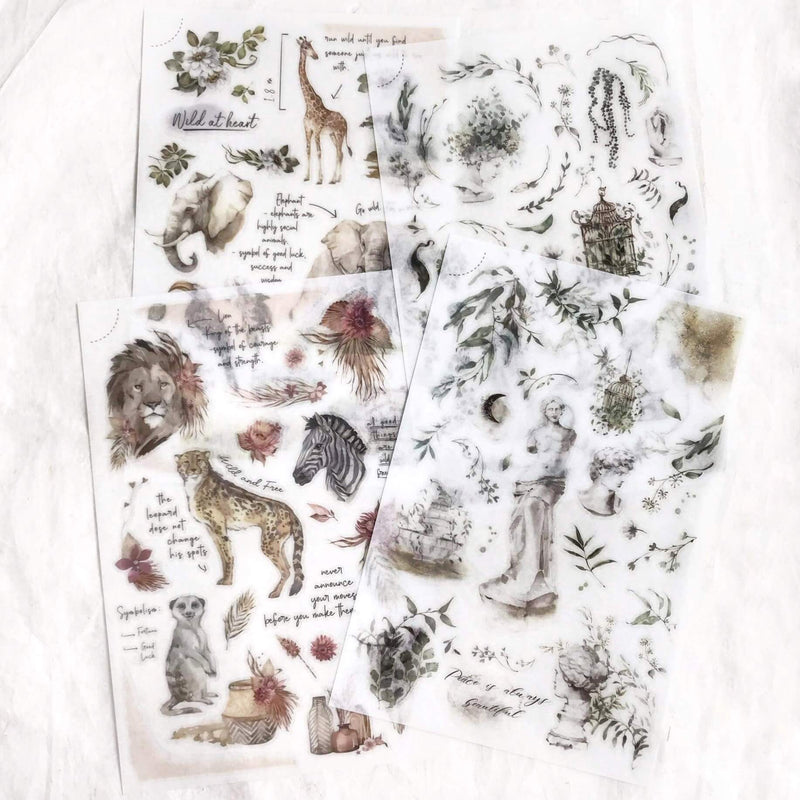 MU Print-On Sticker - Watercolour Illustration Series III