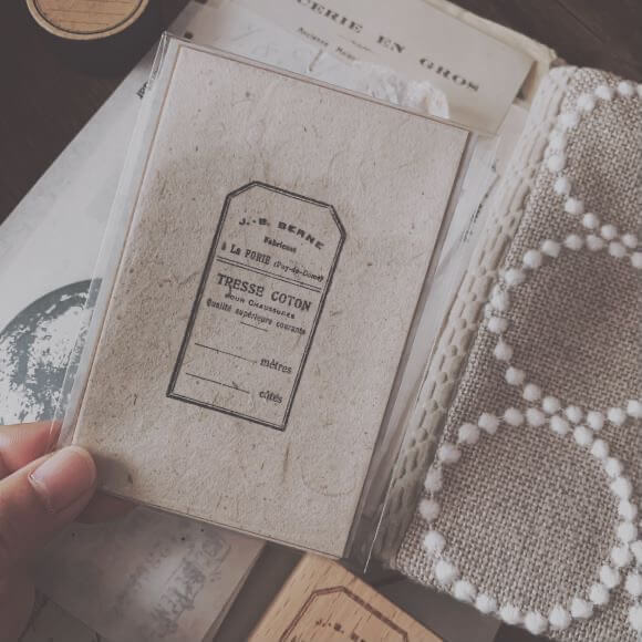 A Vintage Tag Rubber Stamp