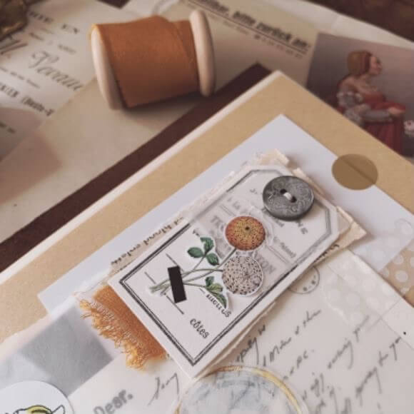 A Vintage Tag Rubber Stamp