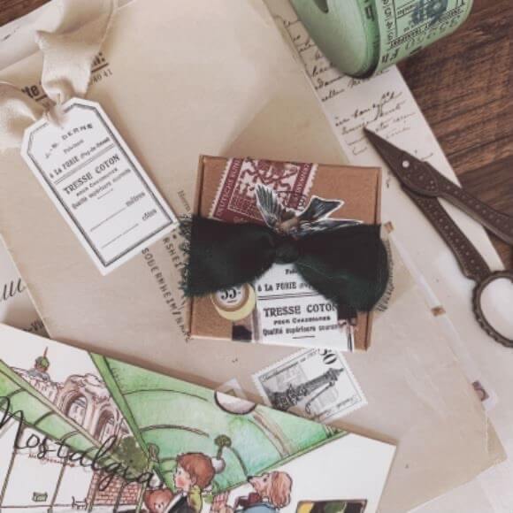 A Vintage Tag Rubber Stamp