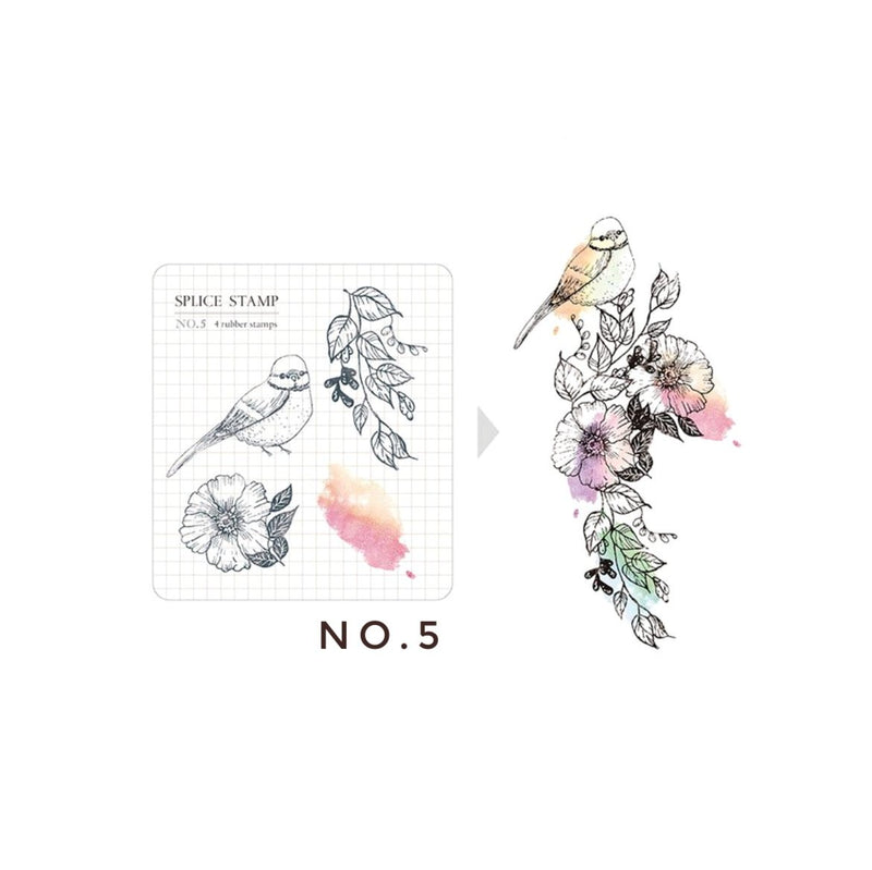MU Botanical Clear Stamp Set - No. 05