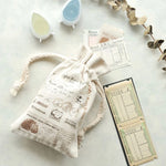 MU Printing Sticker with Drawstring Pouch Set